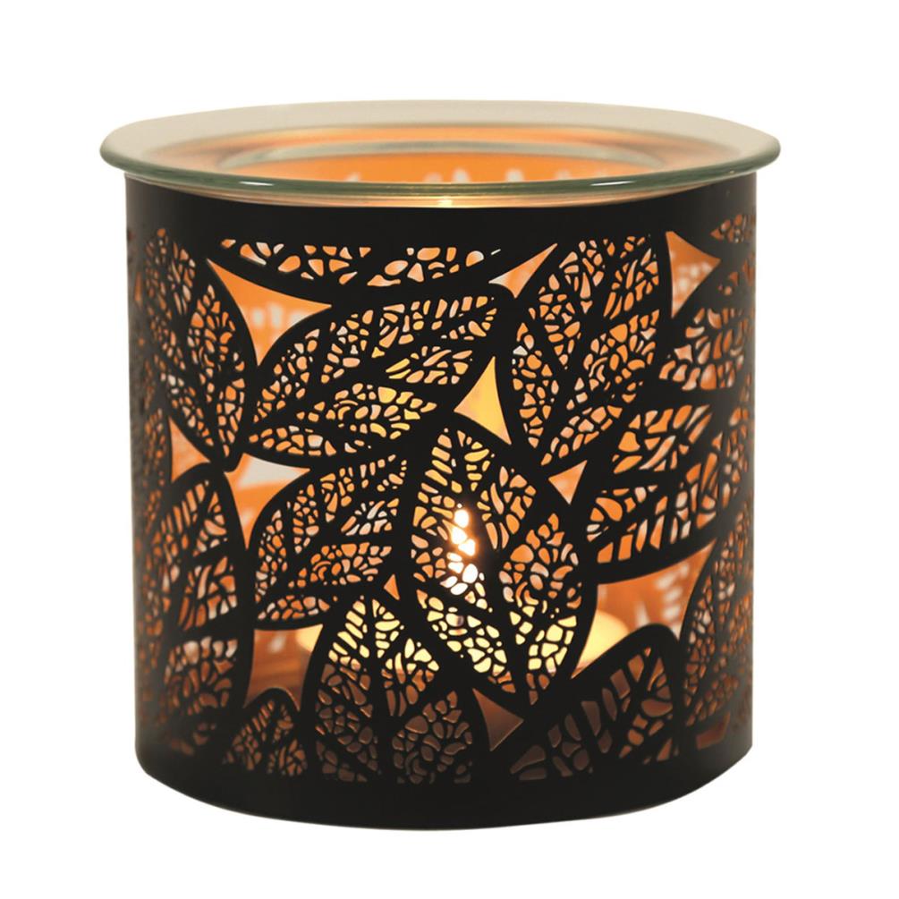 Aroma Black Leaves Jar Sleeve & Wax Melt Warmer £6.29